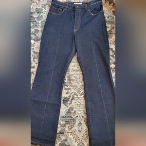 Womens High waisted, wide leg, dark wash Levi's, size 32 (11/12)
